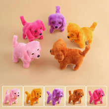Load image into Gallery viewer, Electronic Walking Plush Colorful Dog Peg Barking Mimicry Interactive Kids Toy Kid Child Christmas Gift gift for children