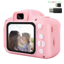 Load image into Gallery viewer, Mini Camera Kids Toys Cartoon 2 Inch HD Screen Digital Cameras Video Recorder Camcorder Language Switching Timed Shooting