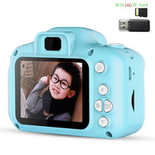 Load image into Gallery viewer, Mini Camera Kids Toys Cartoon 2 Inch HD Screen Digital Cameras Video Recorder Camcorder Language Switching Timed Shooting