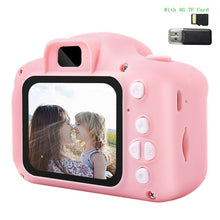 Load image into Gallery viewer, Mini Camera Kids Toys Cartoon 2 Inch HD Screen Digital Cameras Video Recorder Camcorder Language Switching Timed Shooting
