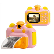 Load image into Gallery viewer, Camera Instant Print Camera Toys For Kids 1080P HD Camera With Thermal Photo Paper Toys Camera For Birthday Gifts

